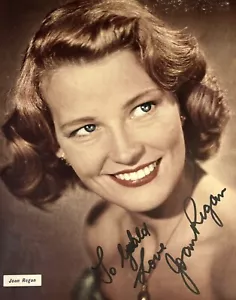 Joan Regan - Página de fotos promocionales de revista autógrafa firmada - Imagen 1 de 4
