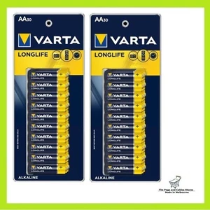 Varta AA Alkaline Batteries 2 x 30 High Performance Alkaline total 60 batteries - Picture 1 of 1