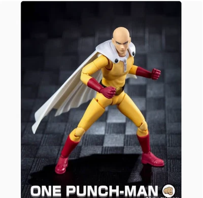 Figura de acción GT GTEAT TOYS DS One Punch Man Anime Saitama 6 pulgadas Foto 1 de 4