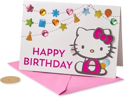 Tarjeta de cumpleaños Papyrus Hello Kitty para niña 1, día extra especial  Foto 1 de 4