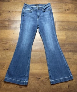 Judy Blue Women Jeans Size 13/31 Blue High Waist Flare Stretch Denim - Picture 1 of 8