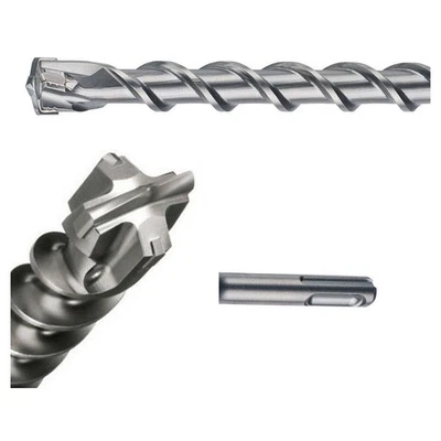 PUNTA 4 TAGLI PER MURO SDS MAX / PLUS DA 600 / 800 / 1000 MM PER TRAPANO MARTELL - Immagine 1 di 3