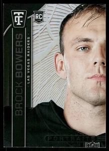 2024 Panini Totally Certified #8 Brock Bowers Portraits Las Vegas Raiders - Picture 1 of 2