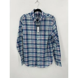 Vineyard Vines Slim Fit Tucker Shirt Primrose Plaid Medium NWT - Picture 1 of 5