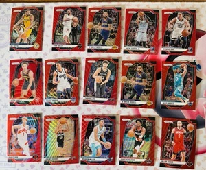 2024-25 Panini Prizm Basketball 38 Card Lot Red Wave Prizm - Foto 1 di 3
