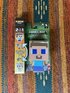 Minecraft Flippin' Figs Steve & Steve In Iron Armor Figur NEU - Bild 1 von 3
