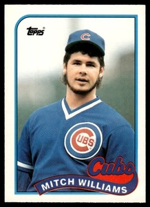 1989 Topps Traded Mitch Williams Chicago Cubs #130T - Picture 1 of 2