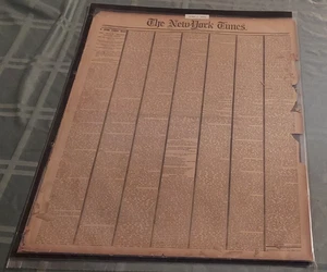 1885 Periódico del NY Times MUERTE DE LA SUBVENCIÓN DE ULISES S General de la Guerra Civil/Presidente de los Estados Unidos - Imagen 1 de 5