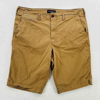 Pantalones Cortos American Eagle Para Hombre 36 Caqui Next Level Flex Largo Elástico Chino Foto 1 de 4
