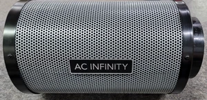 AC Infinity AC-DCF6 6" Kohlekanalfilter Hydrokultur Grow Rooms  - Bild 1 von 6