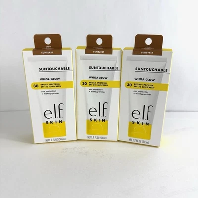 ELF SKIN ¡Suntouchable! Protección solar Whoa Glow Sunburst FPS 30 + imprimación de maquillaje Foto 1 de 4