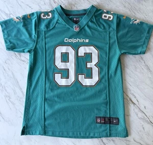 NIKE NFL On Field Miami Dolphins Jersey Youth Medium 10/12 NDAMUKONG SUH 93 - Picture 1 of 8