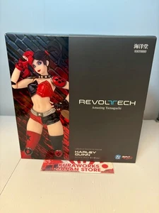 Increíble figura de acción Revoltech Yamaguchi Harley Quinn negra y roja con piezas adicionales - Imagen 1 de 12