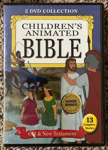 Childrens Animated Bible - Old New Testament (DVD, 2008, 2-Disc Set) Brand New! - Imagen 1 de 2