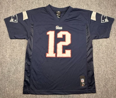 Ropa del equipo de la NFL Tom Brady New England Patriots camiseta juvenil talla XL 18/20 Foto 1 de 4