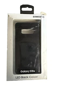 Samsung Genuine LED Back Cover Case for Samsung Galaxy S10e-Black-EF-KG970CBEGUS - Picture 1 of 4