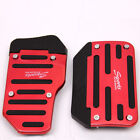 Universal Red Non-Slip Automatic Gas Brake Foot Pedal Pads Cover Car Accessories