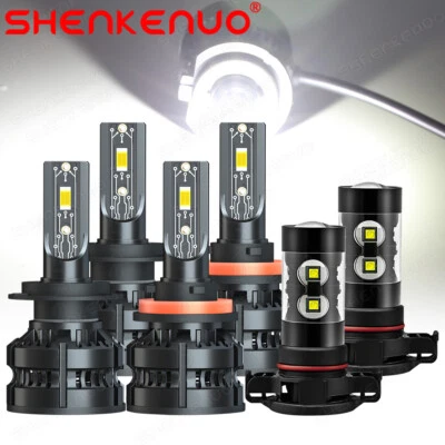 Para GMC Acadia 2007 2008 2009 - 2012 6 x faros LED altos/bajos + bombillas antiniebla Foto 1 de 4