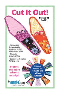 Cut It Out! Scissors Case Sewing Pattern by Annie Unrein for ByAnnie - Picture 1 of 6