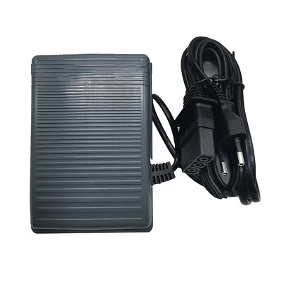 For Brother Serger Sewing Machine Foot Control Pedal With Power Cord Replaceme5n - Image 1 of 4