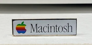 De colección Apple coleccionable: Pin Apple Macintosh raro - Imagen 1 de 2