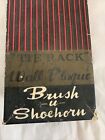 ** The Rack Wall Plaque Brush & Shoehorn