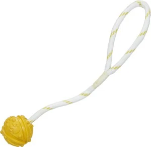 Trixie Ball on a Rope, Caucho Natural, Flotadores, Trixie Ball on a Rope, Ru Natural - Imagen 1 de 3