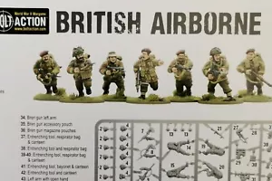 WW2 28mm Warlord Games Instruction Leaflet British Airborne Paratroopers Polish - Picture 1 of 1