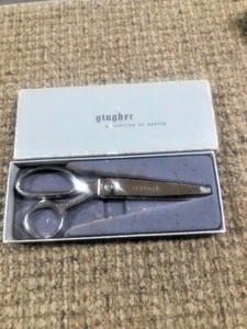 GINGHER 7 1/2" Pinking Shears G-7P Scissors Dressmaker Sewing Original Box--89-P - Picture 1 of 4