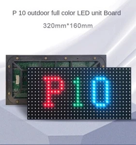 1pcs LED P10 Full-color Outdoor SMD3535 Module 320mm * 160mm Video Wall 1/2 Scan - Picture 1 of 7