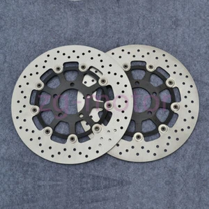 Front Brake Disc Rotor For Suzuki GSXR600/750/1000 GSX1300R TL1000S TL1000R - Picture 1 of 2