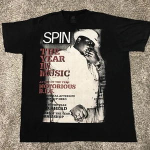 Spin Notorious B.I.G. Kurzarm-T-Shirt Herren Größe: XXL Album des Jahres - Bild 1 von 12