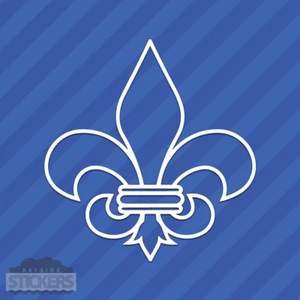 Fleur De Lis Vinyl Decal Sticker - Picture 1 of 2