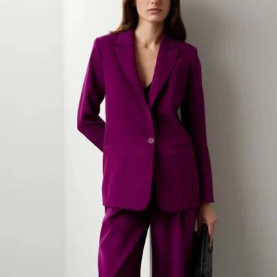 Однобортный блейзер с длинным рукавом RTR Endless Rose фиолетовый розовый размер L - Изображение 1 из 4