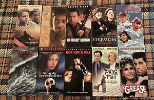 VHS Lot of 10 Tapes - Comedy, Action, Drama, 80s & 90s Blockbusters