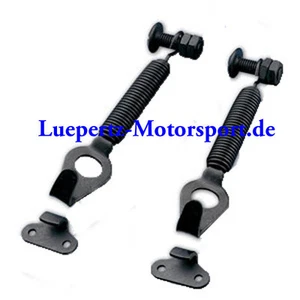 Competition Haubenhalter Feder Schwarz Motorsport Youngtimer Rallye - Bild 1 von 1