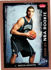 2008-09 FLEER NBA ROOKIES KOSTA KOUFOS RC ROOKIE #223 $0.99 VALUE BOX - Picture 1 of 2