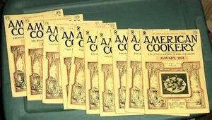 Vintage American Cookery Magazine, Complete Year 1935 - All 10 Issues - Imagen 1 de 4