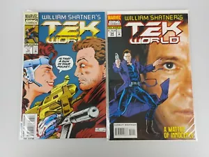 Lote de 2 cómics de Marvel de William Shatner's TEK World 24 de agosto 13 de septiembre - con manga y respaldo - Imagen 1 de 6