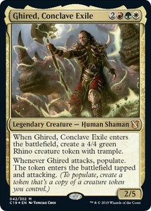 Near Mint x 4 Ghired, Conclave Exile - Foil Commander 2019