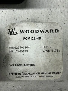Woodward PCM128-HD ECU ECM / Division D/ Part.No. 8237-1104 - Bild 1 von 3