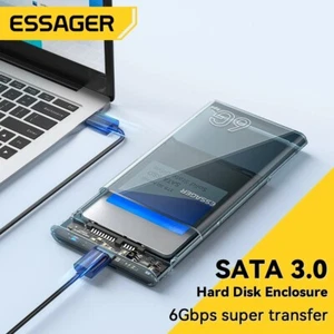 2.5 Zoll SATA SSD HDD Festplattengehäuse USB 3.0 Externes Gehäuse Festplatte - Bild 1 von 7