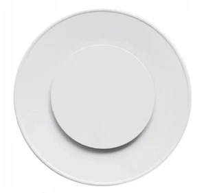 Abluft-Zuluftventil Edelstahl Weiß Tellerventil 125 mm - Weiss Rund - Belüftung - Bild 1 von 14