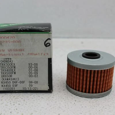 Filtro de aceite Kawasaki KX450F 93-08 2006 HONDA TRX300 VESRAH KIMPEX (OF40) Foto 1 de 4
