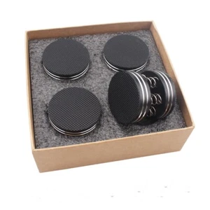 4Pcs Audiophile HiFi Speaker Turntable Isolation Feet Spike Floor Protector Pad - Imagen 1 de 5