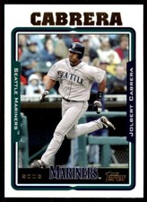 2005 Topps Jolbert Cabrera Baseball Cards #592
