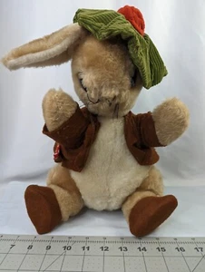 Eden Peter Rabbit Plush Benjamin Bunny 13 Inch Vintage Stuffed Animal Toy - Picture 1 of 12
