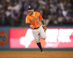 8x10 Photo JOSE ALTUVE Houston Astros ‘17 World Series Champion ‘22 MVP All Star - Picture 1 of 1