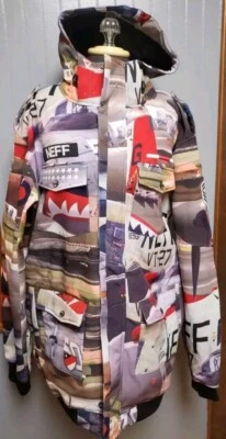 Neff Mens War Planes Jacket Large War Planes Size L Great Value And Condition. - Image 1 of 4