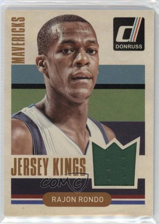 2014-15 Panini Donruss Jersey Kings Rajon Rondo #5 - Image 1 of 2
